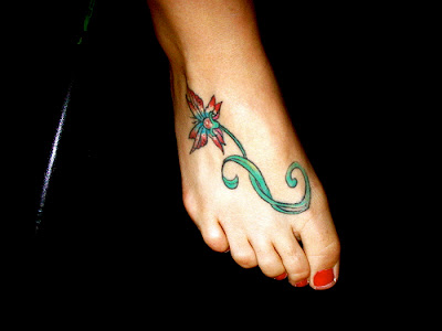 la bella vita tattoo pictures. Foot Tattoos Designs
