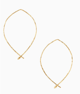 Stella & Dot Hammered Hoops as seen on This Is Us