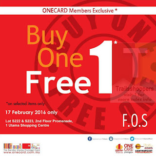 fos buy 1 free 1 sale