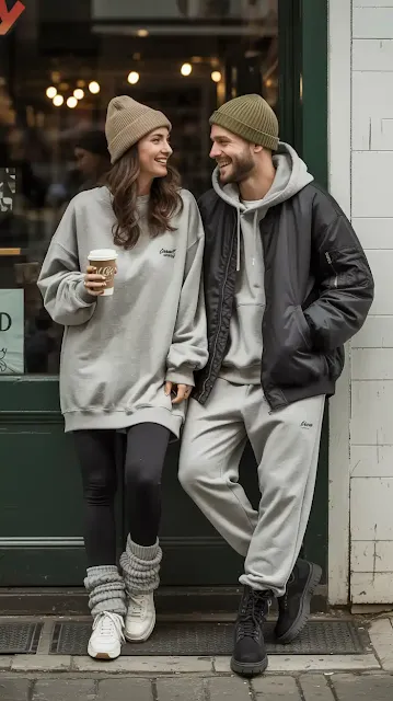 Beanies + Oversized Everything