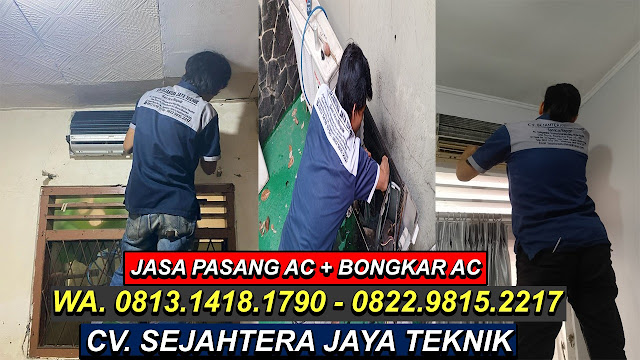 Jasa Bongkar Pasang AC dan Service AC di Bojong Menteng, Rawalumbu