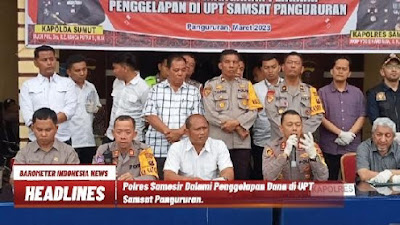 Polres Samosir Dalami Penggelapan Dana di UPT Samsat Pangururan