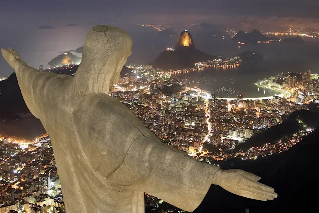 Noite no Cristo Redentor