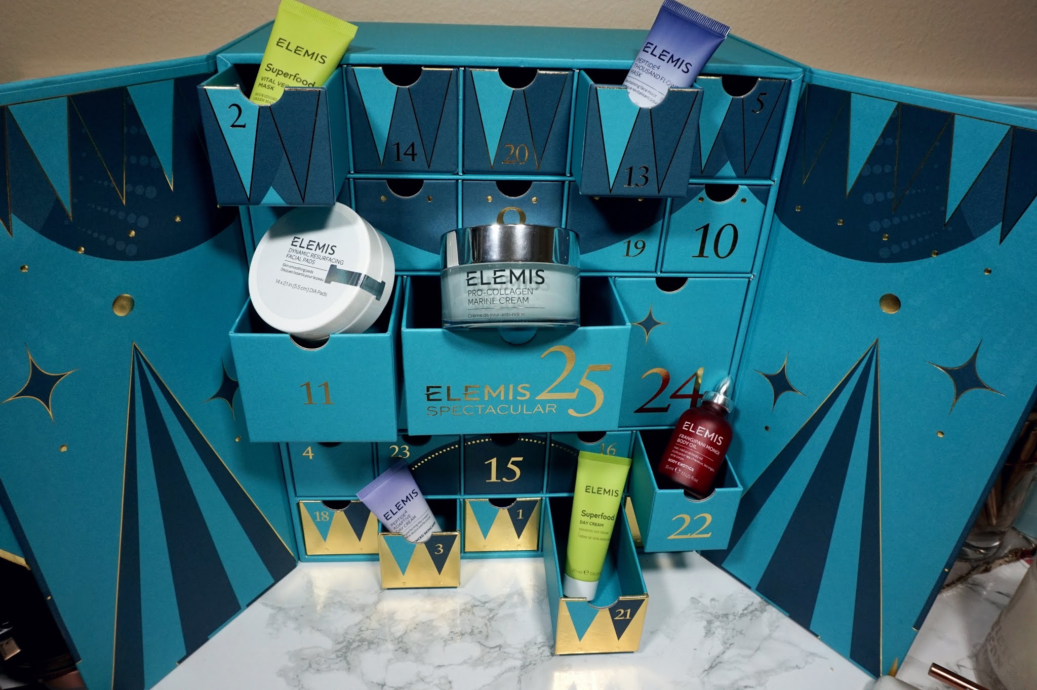 Elemis 25 Days of Spectacular Skin Advent Calendar Review