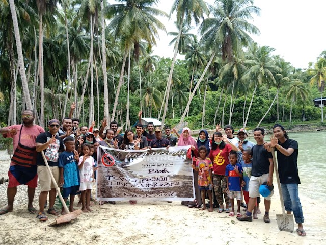 Biak Peduli Lingkungan Menyambut HPSN 2019