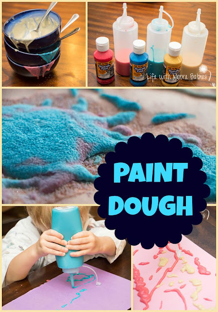 Squeezable Paint Dough a Unique Way to Paint