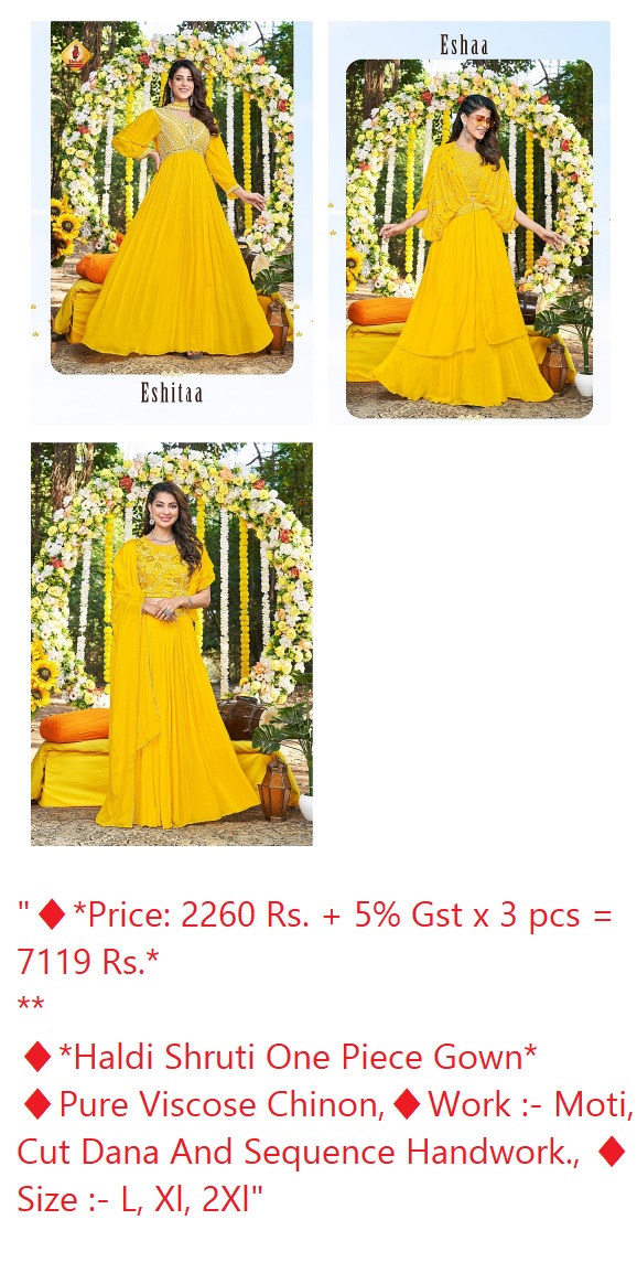 Photo of Bride and groom in coordinated yellow and floral outfit | Indian  bride outfits, Floral outfit, Haldi outfit for bride
