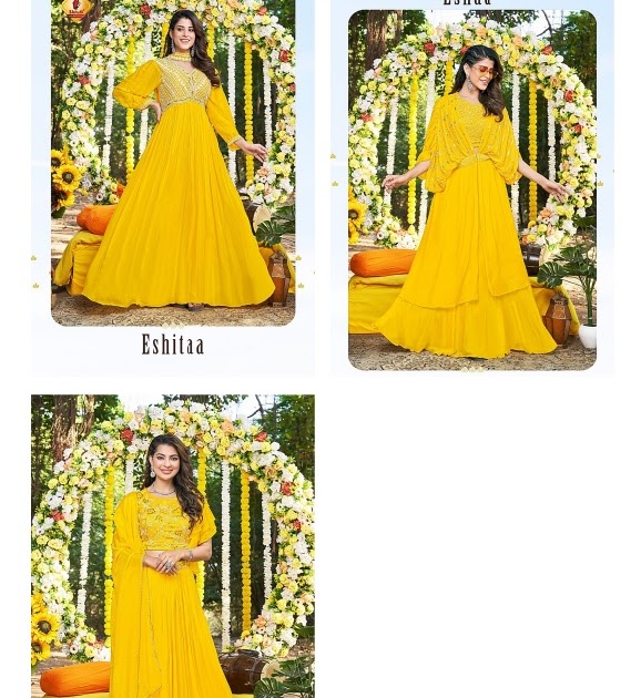 Yellow Dress/Outfit For Haldi Function/Ceremony Design idea - YouTube