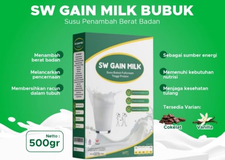 SW gain Milk Penambah Berat perempuan