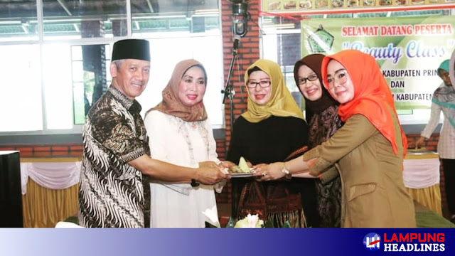 Penyelenggaraan Kelas Kecantikan HARPI Melati Dibuka Bupati Pringsewu