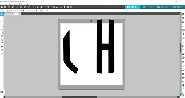 silhouette studio, monograms, monogram formatting, alphabet sets, monogram projects