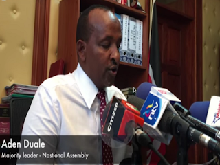 Hon. Duale talking about CORD as the architects.