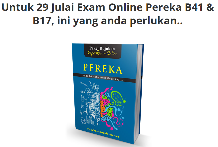 Contoh Soalan Peperiksaan Pereka Gred B41 dan B17 