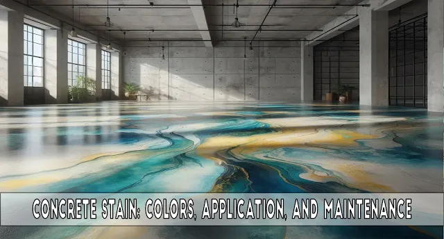 Concrete Stain: Colors, Application, and Maintenance