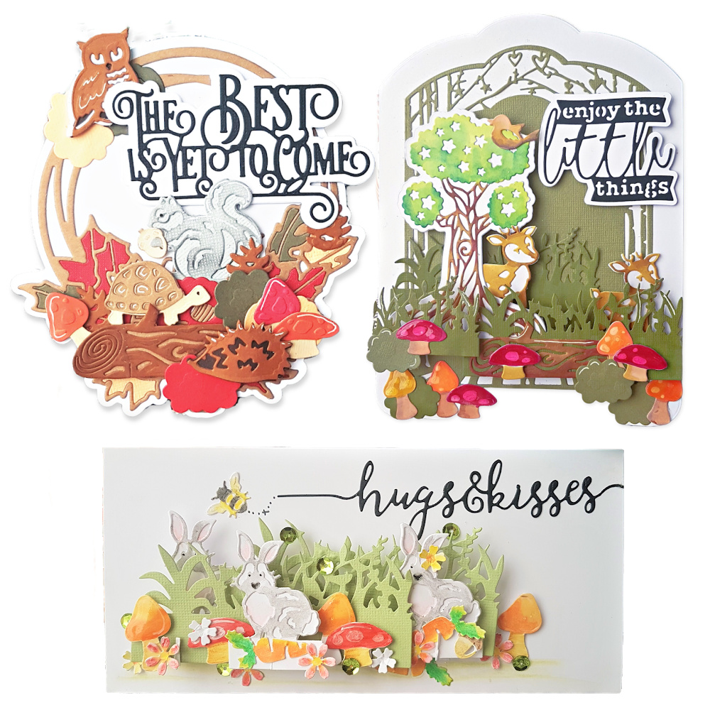 Fun, characterful cards with Tonic Studios Wilderness die set