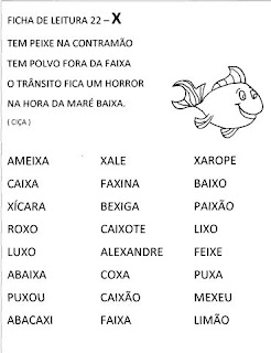 Ficha de leitura - Alfabetização.