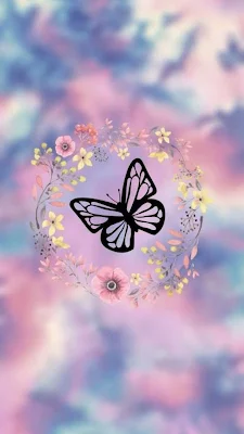 Butterfly Girly iPhone Wallpaper