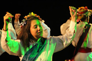 Exhibición de danzas de Ibarra-Kaldu, Erreka-Ortu y Laguntasuna