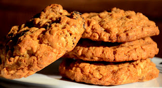 Oatmeal-Chocolate Chunk-Raisins Cookies