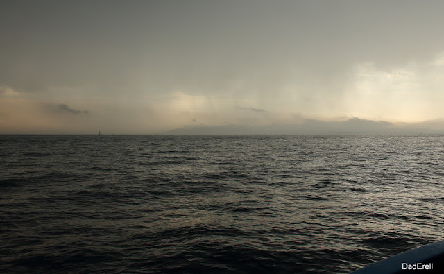 Pluie d'orage en Mer Méditerranée