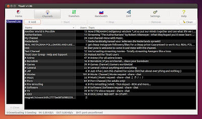Tixati in Ubuntu Linux