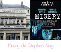 Misery : l'oeuvre de Stephen King au théâtre Hébertot !