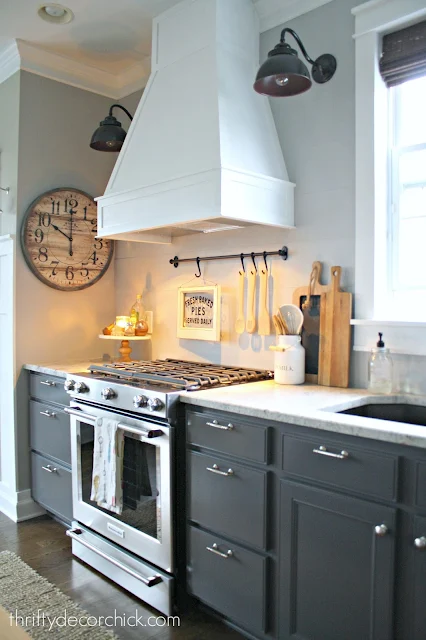 white wood vent hood 