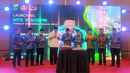 Launching MTQ VI Korpri Tingkat Nasional di Sumbar
