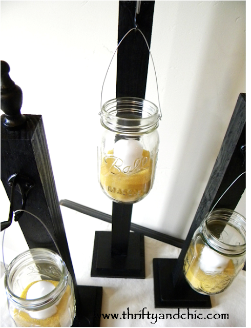 hanging mason jars