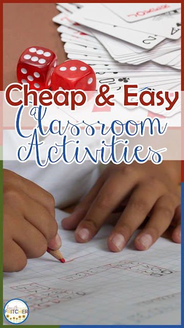 cheap easy elementary classroom activities