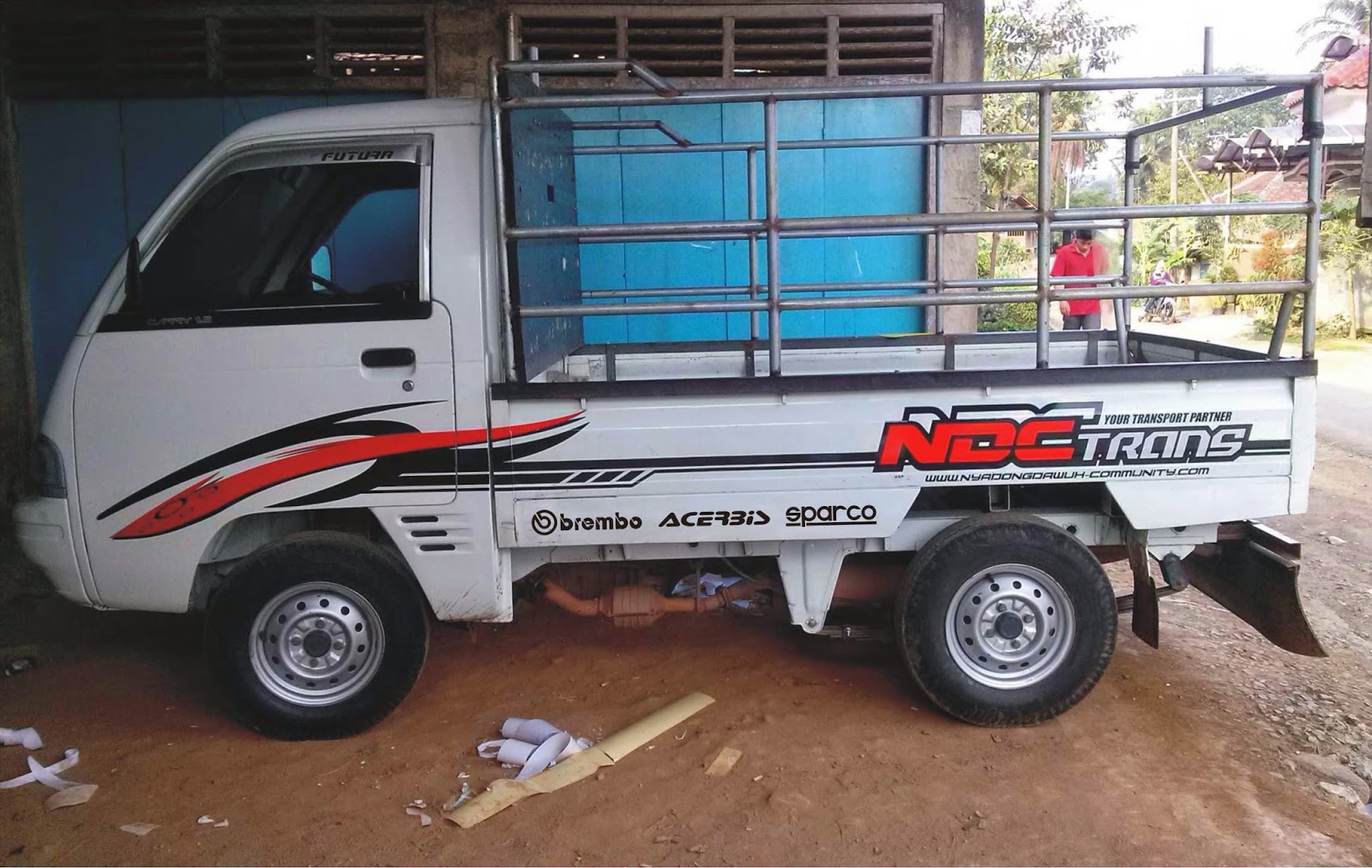 Gambar Desain Striping Mobil Pick Up Cutting Sticker Modifotto