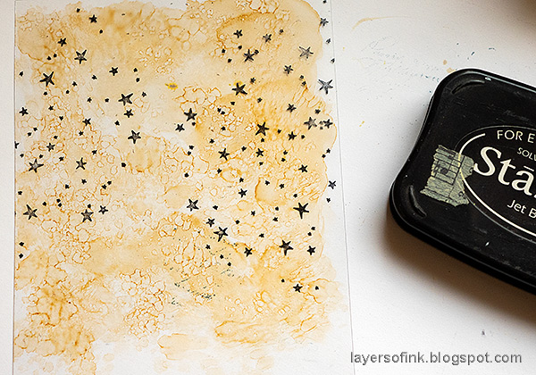 Layers of ink - December Daily Journal Tutorial by Anna-Karin Evaldsson.