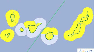 Se amplia avisos en Canarias para el domingo 12 febrero