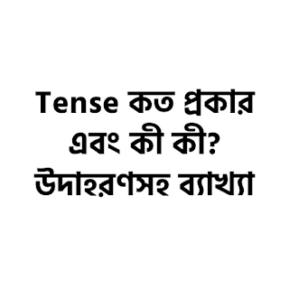 Tense কত প্রকার এবং কী কী? উদাহরণসহ ব্যাখ্যা