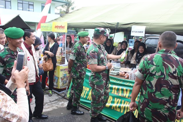 KODIM 0726/SKH GELAR BAZAR RAMADHAN DI MAKOREM 074/WRT