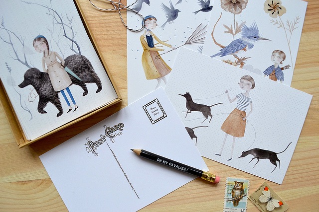 an interview with julianna swaney of oh my cavalier designer illustrator artist