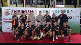 Kabid Humas Polda Jabar : Sambut HUT RI Ke-77, Polda Jabar Laksanakan Turnamen Mini Soccer Kapolda Cup