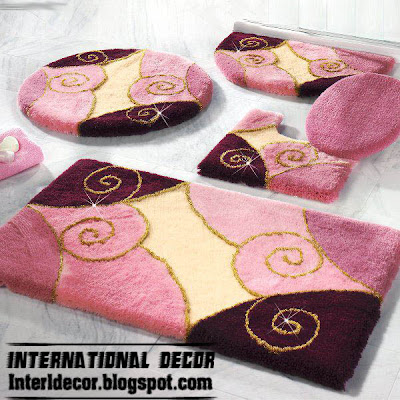 10 modern bathroom rug sets, baths rug sets, models, colors