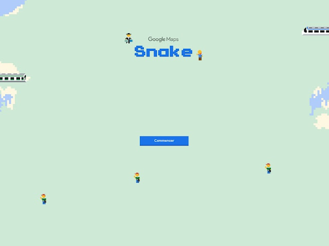 كيفية لعب لعبة الثعبان Snake المخفية على خرائط جوجل