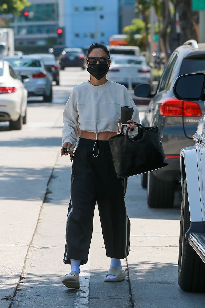 Cara Santana Out for Coffee in West Hollywood 1 sep -2020