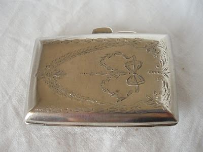 CARD/CIG CASE, STERLING SILVER, BIRMINGHAM 1919