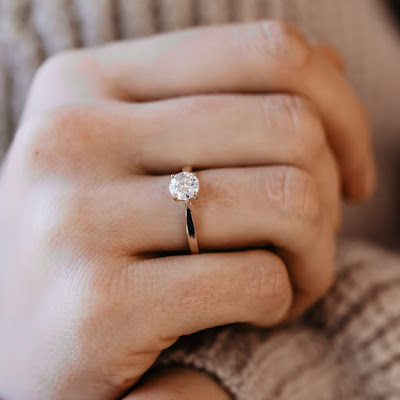 Solitaire Diamond Ring, Solitaire Ring, Solitaire diamond Engagement Ring