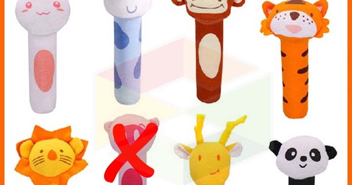 Boneka Rattle Stick Mainan  Bayi  SEBUTIK EDUTOYS