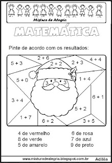 Operações básicas de matemática,natal