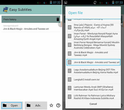 Cara Edit Subtitle di Android