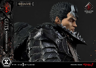 Berserk - Guts in Bersrk Armor Rage Edition y Unleash Edition Statues de Prime 1 Studio