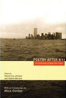 Book cover, showing a view of lower Manhattan from the New York Harbor, showing the Twin Towers still standing. 