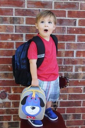 Nash's 1st day of School & Baylor Game 098