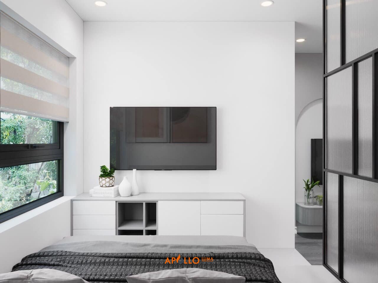 Thiết kế nội thất căn hộ Studio Vinhomes Smart City phong cách hiện đại