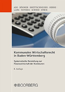 Kommunales Wirtschaftsrecht in Baden Württemberg